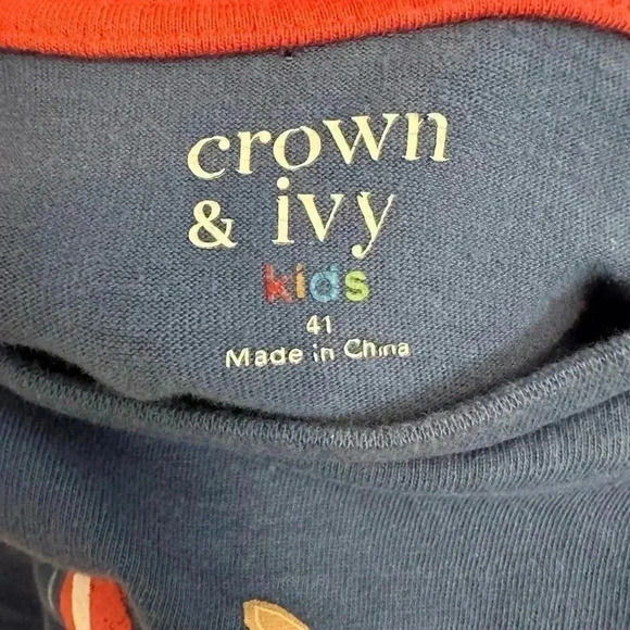 Crown & Ivy Kayak Dog toddler boy Shirt 4T - Picture 2 of 5